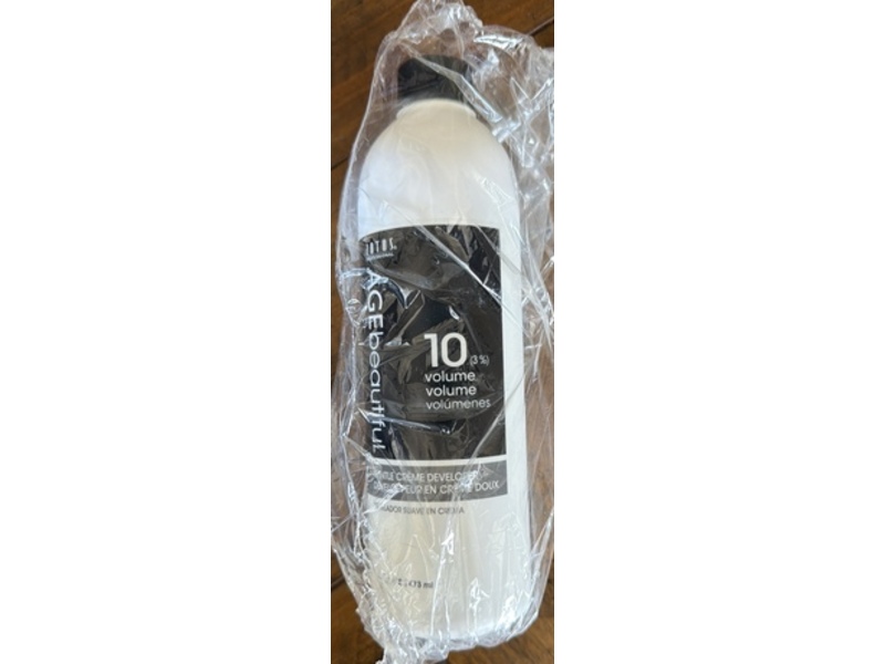 Zotos Professional AGEbeautiful Gentle Creme Developer, 10 Volume, 16 fl oz/473 mL.