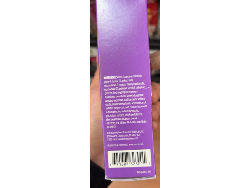 Fun In By Sun In Temporary Hair Color Brush-In-System, Purple, 1 oz/28 g