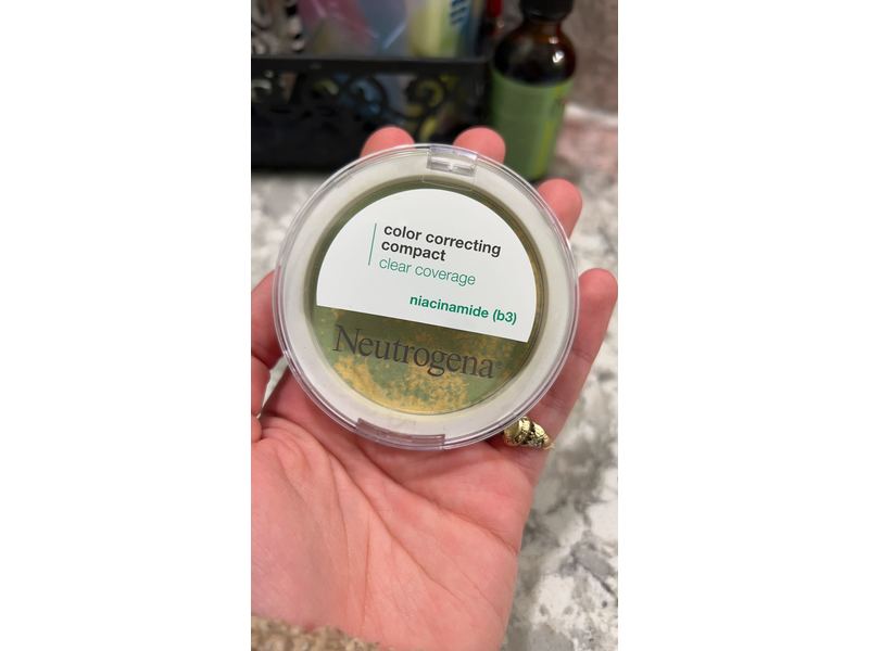 Neutrogena Color Correcting Compact Cc Powder, Clear Coverage, 0.38 oz/11 g
