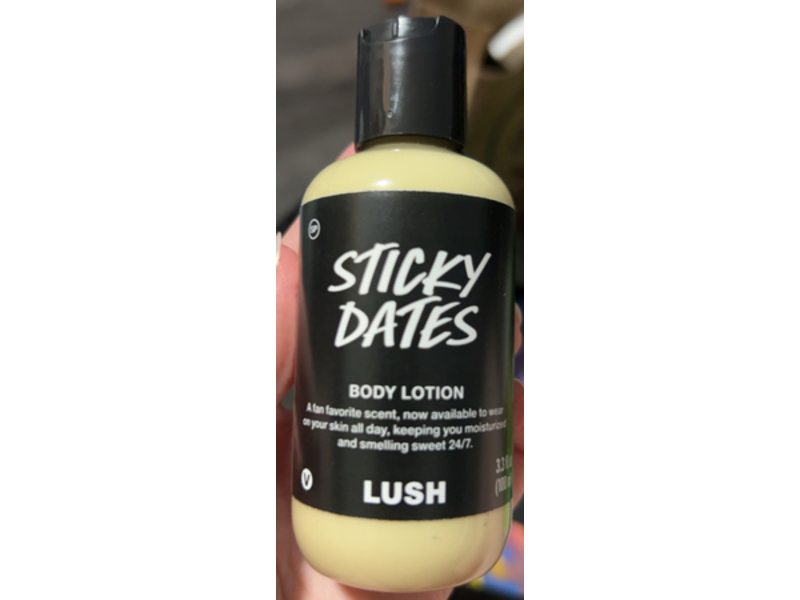 Lush Sticky Dates Body Lotion, 3.3 fl oz/100 mL