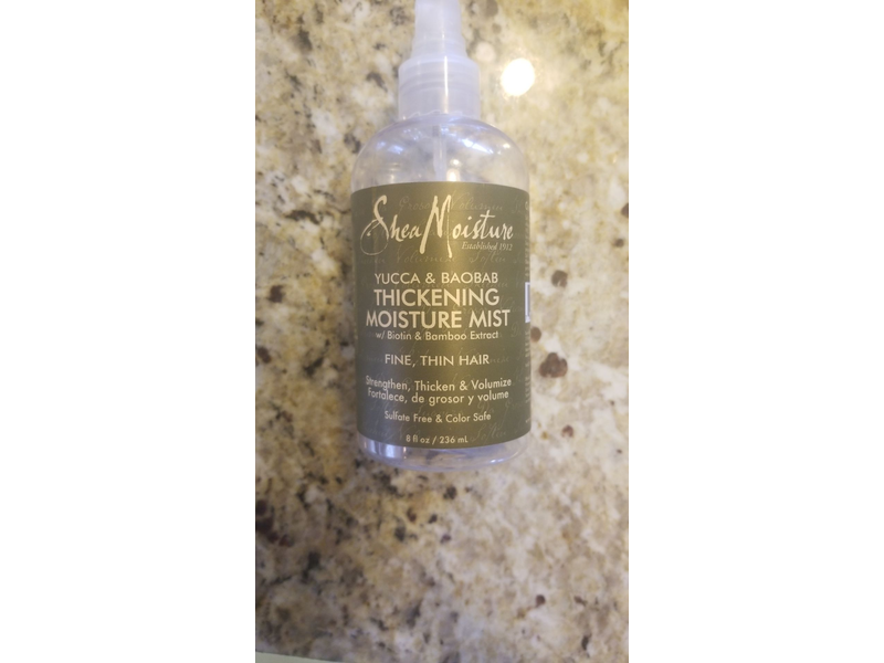Shea Moisture Yucca & Baobab Thickening Moisture Mist, 8 fl oz/236 mL