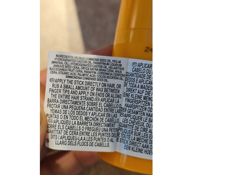 PS... Tame Hair Wax Stick, Jojoba Oil, 1 oz/30 g