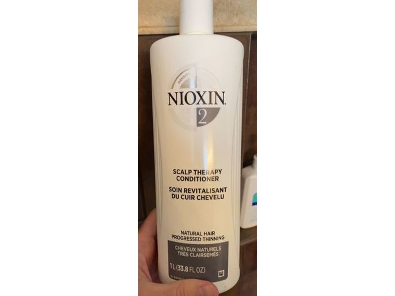Nioxin System 2 Scalp Therapy Revitalizing Conditioner, Progressed Thinning, 33.8 fl oz/1 L