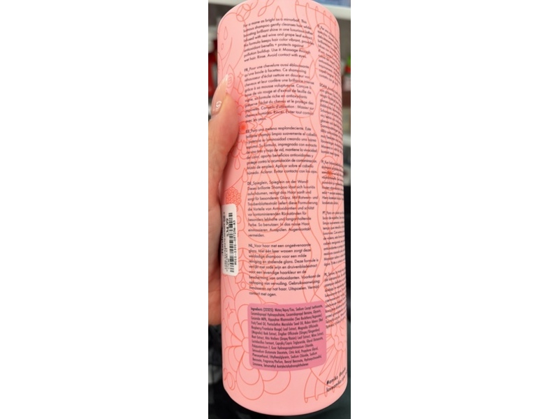 Amika High Shine+Protect Antioxidant Shampoo, Mirrorball, 33.8 fl oz/1 L