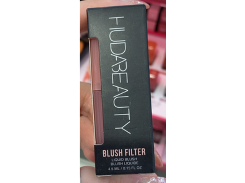 Huda Beauty Blush Filter Liquid Blush, Cotton Candy, 0.15 fl oz/4.5 mL