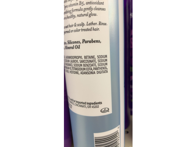 Pantene Hydrating Glow Shampoo, Sulfate-Free, 9.6 fl oz/285 mL