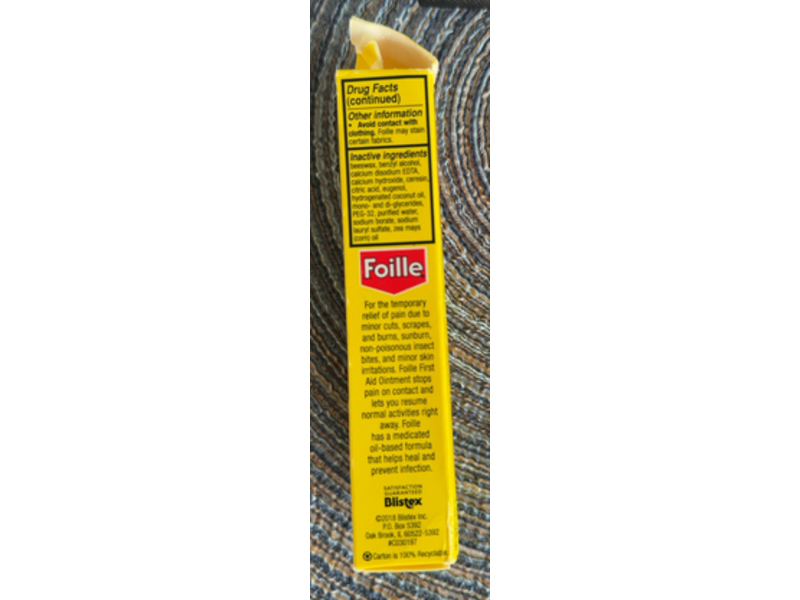 Foille Medicated First Aid Ointment, 1 oz/28 g