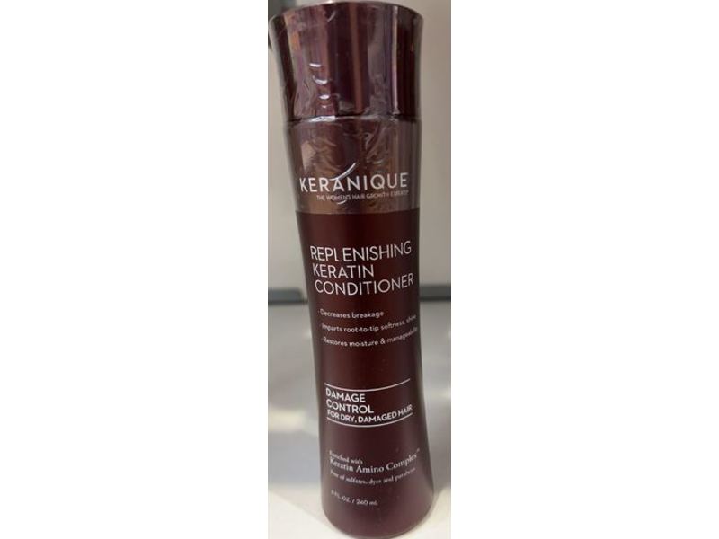 Keranique Replenishing Keratin Conditioner, Damage Control, 8 fl oz/240 mL