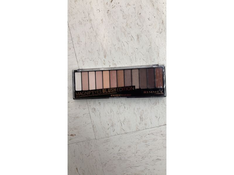 Rimmel Magnif'Eyes Eye Contouring Palette, 002 Blush Edition, 0.5 oz/14.2 g