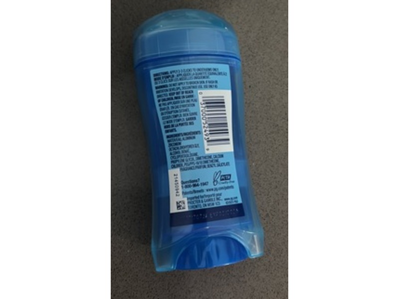 Secret Outlast Sweat & Odour Antiperspirant/Deodorant, Unscented, 2.6 oz/73 g, Pack Of 6