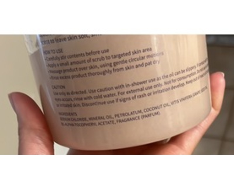 Spalife Coconut Salt Body Scrub, Coconut Oil, 20 fl oz/567 mL