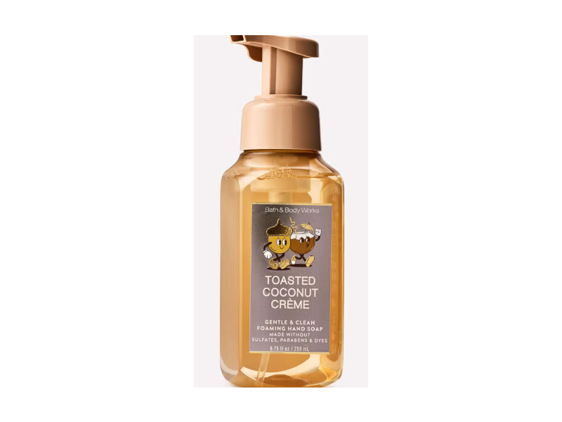 Bath & Body Works Gentle & Clean Foaming Hand Soap, Toasted Coconut Cream, 8.75 fl oz/259 mL