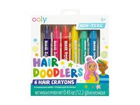 Ooly Hair Doodlers Hair Crayons, 0.43 oz/12.2 g, 6 Count - thumbnail 1