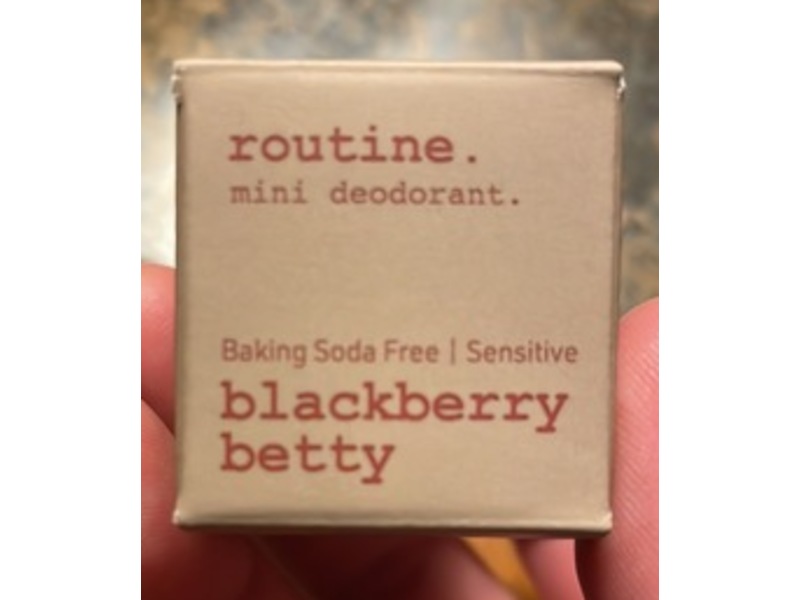 Routine Mini Deodorant, Blackberry Betty, 5 g