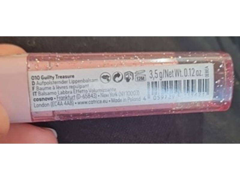 Catrice Drunk' N Diamonds Plumping Lip Balm, 010 Guilty Treasure, 0.12 oz/3.5 g