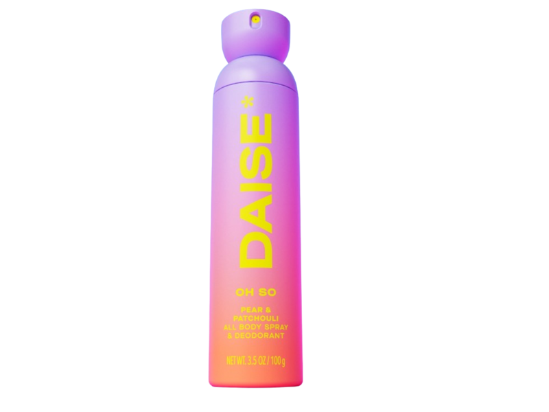 Daise Oh So All Body Spray & Deodorant, Pear & Patchouli, 3.5 oz/100 g