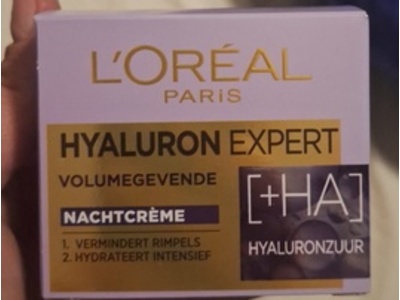Loreal Paris Hyaluron Expert Night Cream, Volumizing, HA+, 50 mL