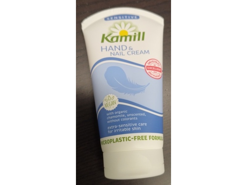 Kamill Sensitive Hand & Nail Cream, Organic Chamomile, 75 mL