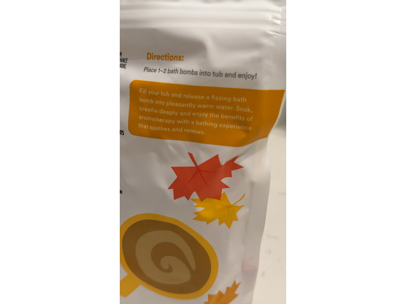 365 Whole Foods Market Scented Bath Bombs, Maple Latte, 7.5 oz/213 g