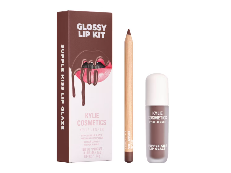 Kylie Cosmetics Glossy Lip Kit, Espresso