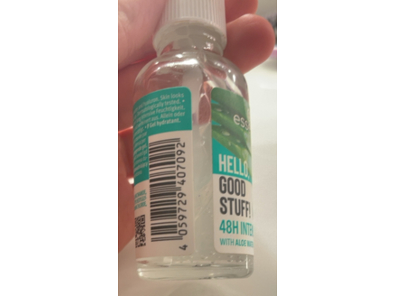 Essence Hello Good Stuff! Intense Hydro Gel, Aloe Water & Hyaluron, 1.0 fl oz/30 mL