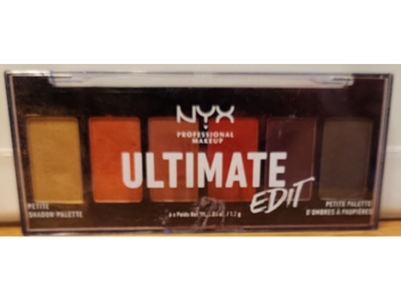 NYX Ultimate Edit Mini Shadow Palette, Phoenix, 0.04 oz/1.2 g