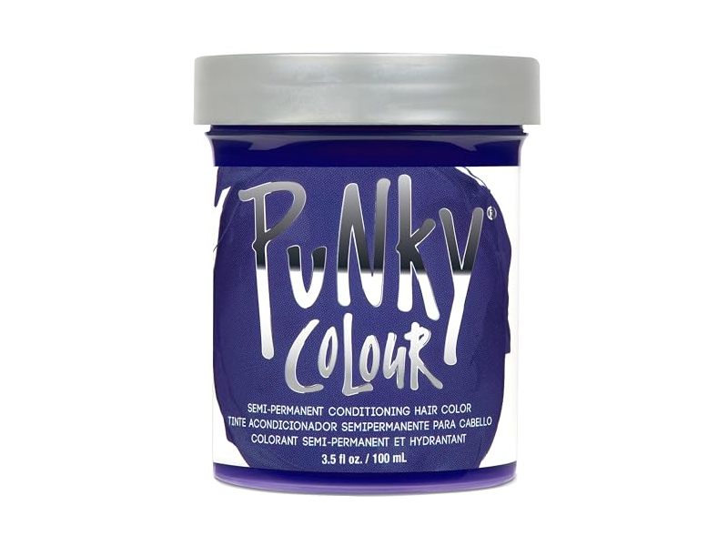 Punky Colour Semi-Permanent Conditioning Hair Color, Violet, 3.5 fl oz/100 mL
