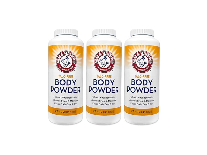 Arm & Hammer Body Powder, 5 oz/142 g, Pack Of 3