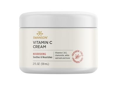 Swanson Vitamin C Cream, 2 fl oz/59 mL