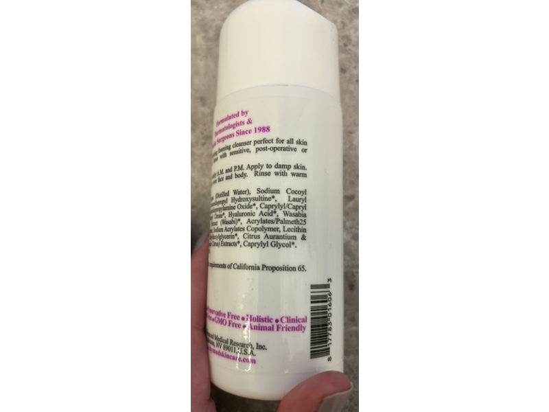 Hymed Gentle Skin Cleanser, Hyaluronic Acid, 6 fl oz/178 mL