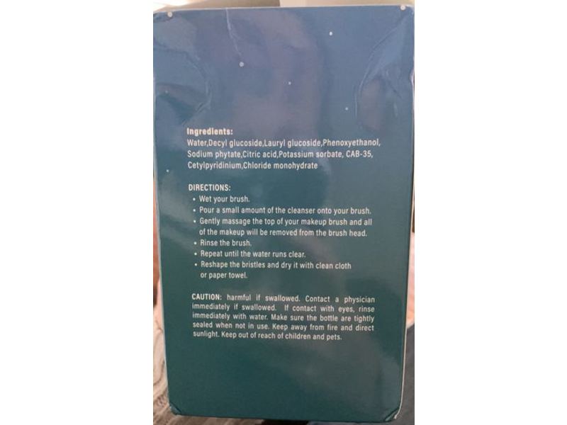 Clean N Fresh Makeup Brush Cleaner, Fragrance Free, 3.4 fl oz, Pack Of 2