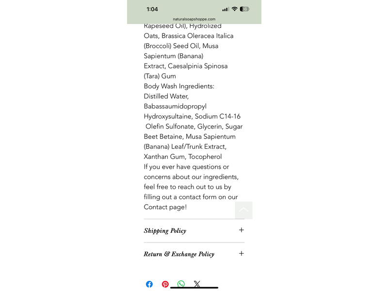 Natural Soap Shoppe Scent Free Shampoo, Conditioner & Body Wash, 12 fl oz/355 mL