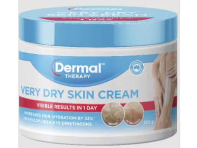 Dermal Therapy Very Dry Skin Cream, UREA & Dimethicone, 250 g
