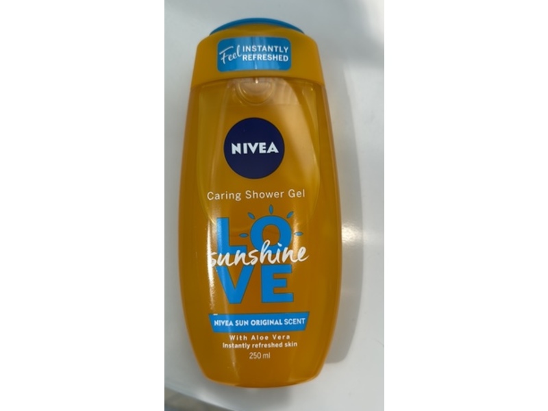 Nivea Love Sunshine Shower Gel, Sun Original Scent, 250 mL