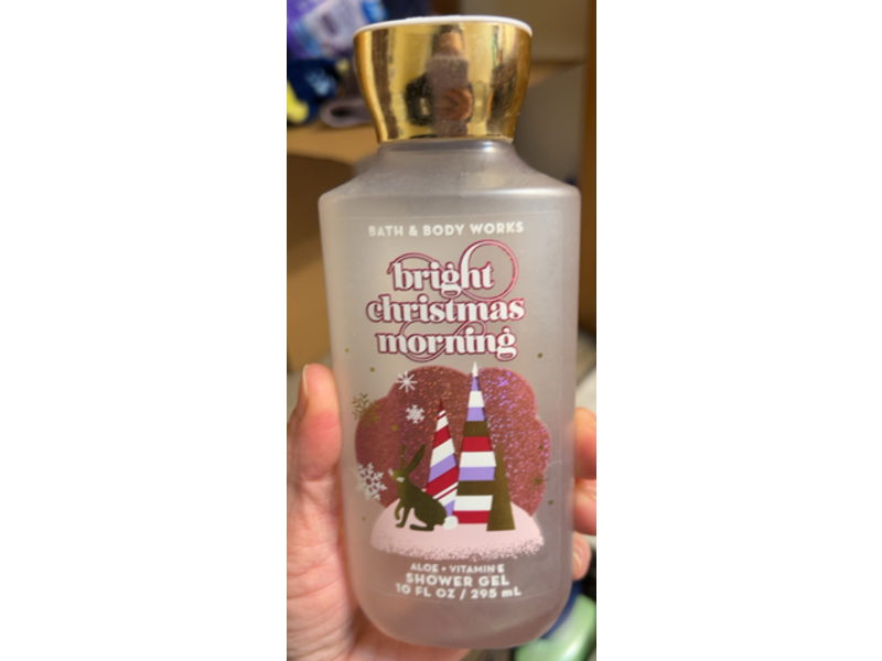 Bath & Body Works Aloe + Vitamin E Shower Gel, Bright Christmas Morning, 10 fl oz/295 mL