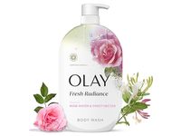 Olay Fresh Radiance Body Wash, Rose Water & Sweet Nectar, 35 fl oz/1.03 L. - thumbnail 1