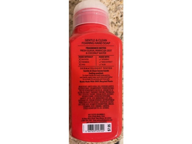 Bath & Body Works Gentle & Clean Foaming Hand Soap, Viva Brazil, 8.75 fl oz
