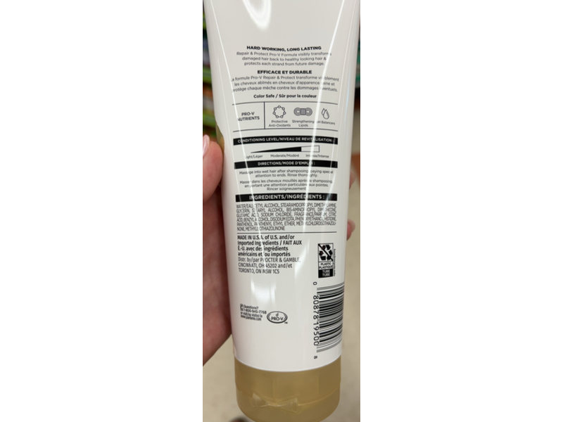 Pantene Pro-V Conditioner, Repair & Protect, 10.4 oz/308 mL