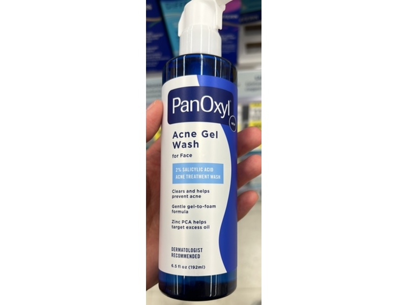 PanOxyl Acne Gel Wash, 2% Salicylic Acid, 6.5 fl oz/192 mL