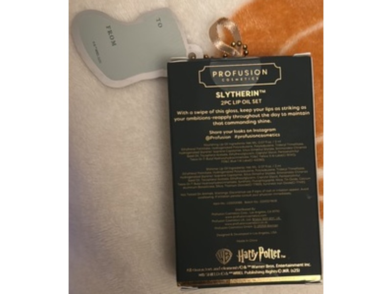 Profusion Cosmetics Lip Oil Set, Harry Potter, Slytherin, 0.06 fl oz/2 mL, 2 Count