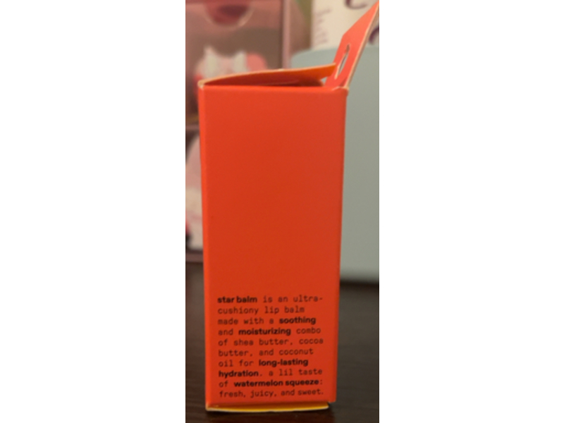 Starface Star Lip Balm, Watermelon Squeeze, 0.15 oz/4.30 g