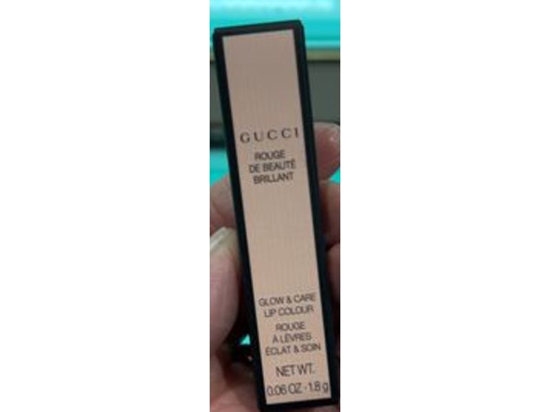 Gucci Glow & Care Lip Colour, 214 Call It A Day, 0.06 oz/1.8 g