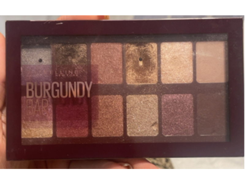 Maybelline Eyeshadow Palette, Burgundy Bar, 9.6 g