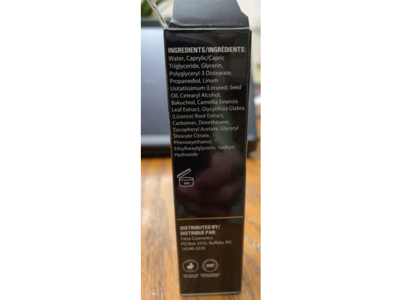 Fiera Bakuchiol Firming Eye Cream, Flaxseed Oil & Licorice Root, 0.5 fl oz /15 mL