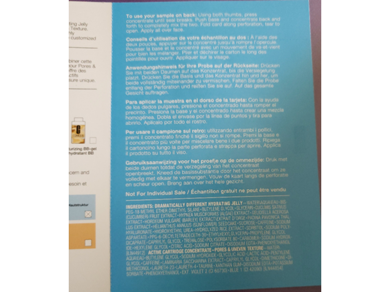 Clinique Id Dramatically Different Hydrating Jelly, Sample Size