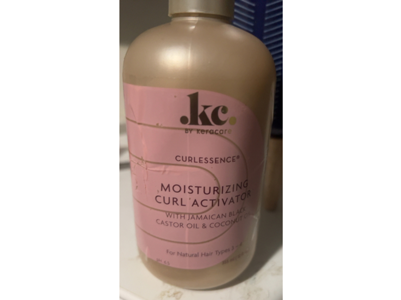 KeraCare Curlessence Moisturizing Curl Activator, Jamaican Black, Castor Oil & Coconut Oil, 12 fl oz/355 mL