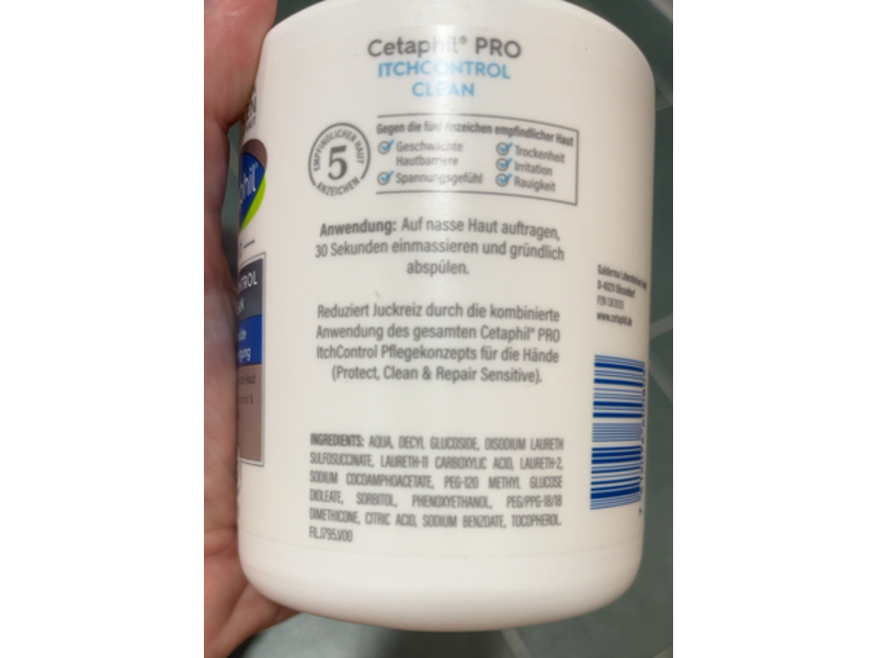 Cetaphil Itch Control Clean Hand Soap, 500 mL