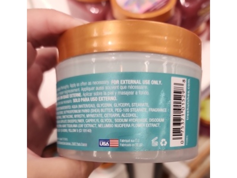 Tree Hut Lotus Water Body Butter, 8.4 oz/240 g