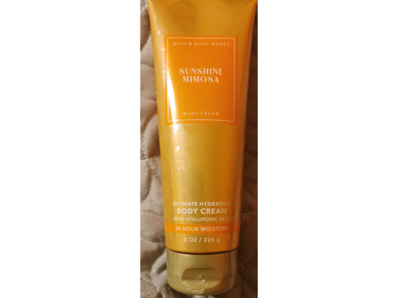 Bath & Body Works Ultimate Hydration Body Cream, Sun Shine Mimosa, 8 oz/226 g