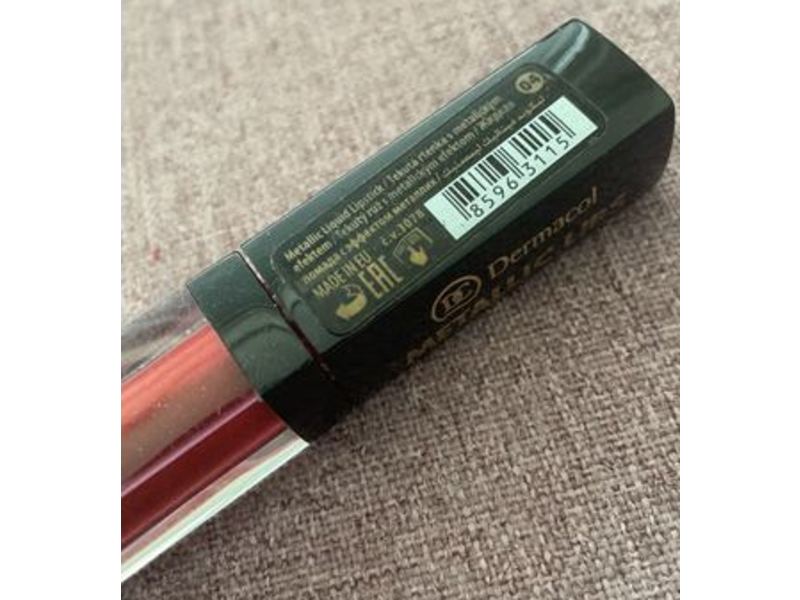 Dermacol Metallic Liquid Lipstick, Sexy Burlesque, 3.5 g